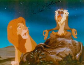 Robert Guillaume signed Lion King 10x8 inch animated colour photo. Good condition. All autographs