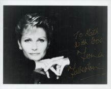 Fiona Fullerton signed 10x8 inch black and white photo. Good condition. All autographs come with a