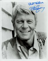 Peter Graves signed 10x8 inch black and white photo. Good condition. All autographs come with a
