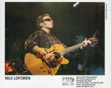 Nils Forgren signed 10x8 inch colour promo photo. Good condition. All autographs come with a