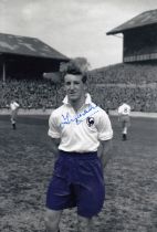 Football autograph TONY MARCHI 12 x 8 Photo : Colorized, depicting Tottenham wing-half TONY MARCHI