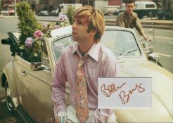 Beau Bridges signature piece mounted within colour 12x8inch colour photo. Good condition. All