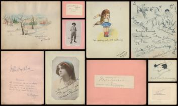 Vintage music/entertainment signed autograph books. 2 books included. Some of signatures included