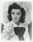 Ann Rutherford signed 10x8 inch black and white photo dedicated inscribed Thank you for your