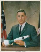 NASA AUTOPEN William A. Anders Colour Photo 10x8 Inch. Is a retired United States Air Force (USAF)