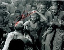 Veteran Batman actor Johnny Duncan signed 10 x 8 inch b/w photo. Notable roles include parts in
