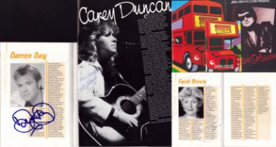 Entertainment Collection of signed souvenir programmes of 'Summer Holiday' and Roy Orbison in