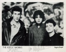 The Icicle Works signed 10x8inch black and white photo. Good condition. All autographs come with a