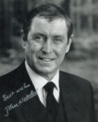 John Nettles signed 10x8inch black and white photo. Good condition. All autographs come with a