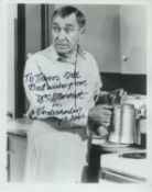 William Demarest signed 10x8inch black and white photo. Dedicated. Good condition. All autographs