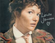 Louise Jameson signed 10 x 8 inch colour photo. Good condition. All autographs come with a