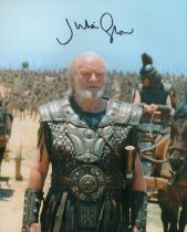 Troy Julian Glover signed 10 x 8 inch colour movie scene photo. Good condition. All autographs