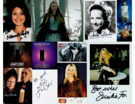 TV and Film signed photo collection signatures include Bernard Collins, Sue Holderness, James Bolam,