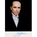 José Carreras signed 10x7 inch colour promo photo. Good condition. All autographs come with a