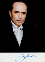 José Carreras signed 10x7 inch colour promo photo. Good condition. All autographs come with a