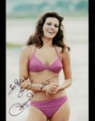 Raquel Welch signed 10x8 inch colour photo. Dedicated. Good condition. All autographs come with a