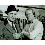 George Cole signed 10x8 inch black and white photo. Good condition. All autographs come with a