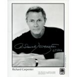 Richard Carpenter signed 10x8 inch black and white promo photo. Good condition. All autographs