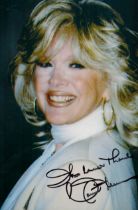 Connie Stevens signed 10x8 inch colour photo. Good condition. All autographs come with a Certificate