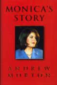 Monica Lewinsky signed hardback book titled Monica's story signed on inside page. Good condition.