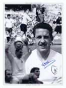 Autographed Dave Mackay 1960s 16 X 12 Montage Edition: Colorized, Depicting A Montage Of Images