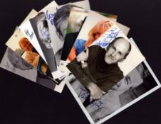 Entertainment collection 10 assorted signed photos includes some great signatures such as Melvyn