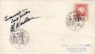 Apollo 15 CMP astronaut Al Worden signed 1969 German Cover. Good condition. All autographs come with