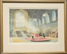 Military. Artist Alan Foster signed limited edition 17 of 125 Colour Print titled The Lying State of