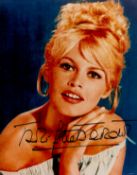 Brigitte Bardot signed 10x8 inch colour photo. Good condition. All autographs come with a