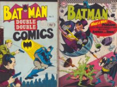 Bat Man collection includes two vintage 1966 and 1967 comics titled DC Comic Bat Man what a war