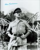 Alec Guinness signed Bridge Over the River Kwai 10x8 inch black and white photo. Good condition. All