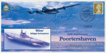 Special 617 Sqn Cover Attack on the Midget Submarine Pens 1945 Signed by M Valentine and R Smith