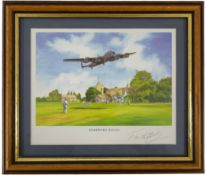 Timothy O'Brien: Homeward Bound signed by artist in pencil 12x10 inch framed print. Westminster