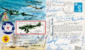 6 Mar 90 BFPS 2219 75th Anniversary of No 8 Sqn Postmark. 50th Anniversary of the Battle of