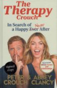 Peter and Abbey Clancy signed The therapy crouch hardback book. Signed on inside title page. Good