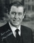 John Nettles signed 10x8inch black and white photo. Good condition. All autographs come with a