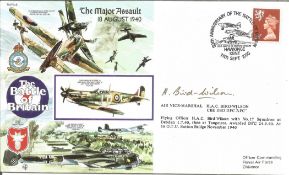 Air Vice-Marshal H. A. C. Bird-Wilson CBE DSO DFC*AFC* signed FDC The Major Assault 18 August 1940