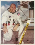 NASA AUTOPEN Alan L. Bean Colour Photo 10x8 Inch. Was an American naval officer and aviator,