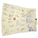 Entertainment Collection of 30 signed white index cards including names of Donna De Lory, Amy