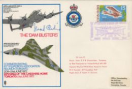 C12c The Dambusters Flown Vulcan 617 Sqn Signed by Leonard Cheshire VC. OM DSO, DFC WW11 Bomber