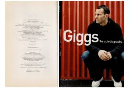 Giggs The Autobiography first edition hardback book. Published 2005. Good condition. All
