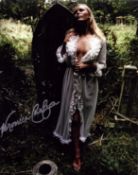 Veronica Carlson signed 10x8 inch colour photo. Good condition. All autographs come with a