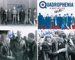 SALE! Lot of 4 Quadrophenia hand signed 10x8 photos. This beautiful lot of 4 hand signed photos