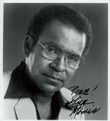Greg Morris signed 10x8 inch black and white photo. Good condition. All autographs come with a