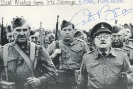 Colin Bean signed Dad's Army 6x4 inch black and white photo dedicated. Good condition. All