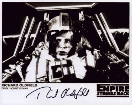 Richard Oldfield signed Star Wars 10x8 inch black and white photo. Good condition. All autographs