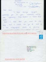 Burt Kwouk signature on fan's handwritten letter. Good condition. All autographs come with a