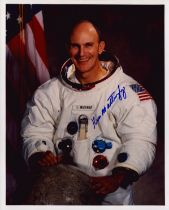 Ken Mattingly signed NASA Apollo 16 10x8 inch colour photo. Good condition. All autographs come with