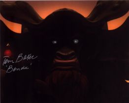 Tom Baker signed Bendu Star Wars Rebels 10x8 inch colour animated photo. Good condition. All
