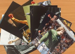 Sport Collection 10 signed 10x8 inch colour photos include great names such as Colin Jones, Johnny